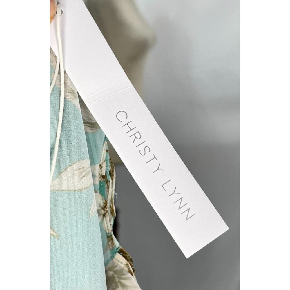 CHRISTY LYNN Sz S Small Turquoise Magnolia Alexa Dress NWT - Picture 4 of 10